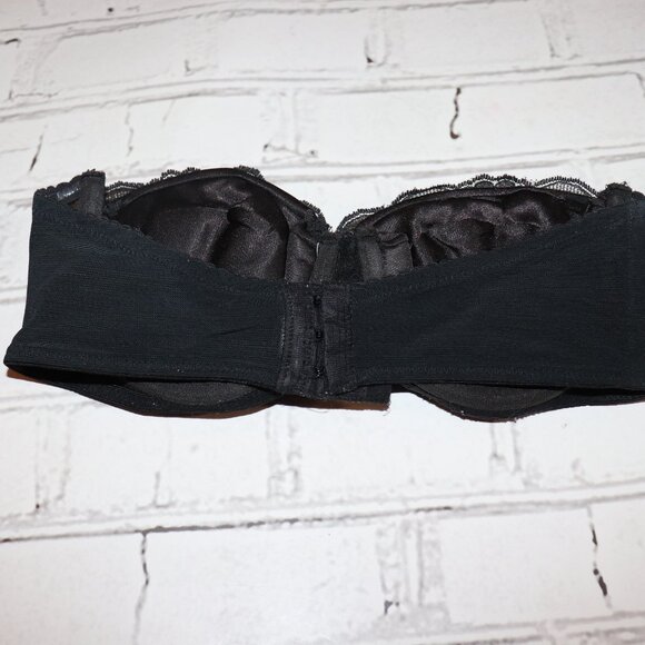 🖤🌟 Black Lace Strapless Bra · Cabernet · 34B 🌟🖤 - Picture 3 of 4
